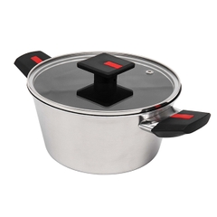 Nồi Next Style Super inox 3 lớp đáy từ Kims Cook 16cm
