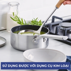 Quánh có miệng rót Blue Diamond 16cm nắp kính 4820-101