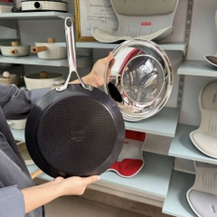 Chảo Paella imat Hybid 28 tráng gốm đen BC-VT-28PP