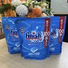Viên Rửa Bát Finish Nhật Bản - Túi 100 Viên