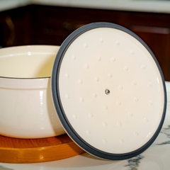 Nồi gang tráng men cao cấp Ciwete -Pastel sz 24cm