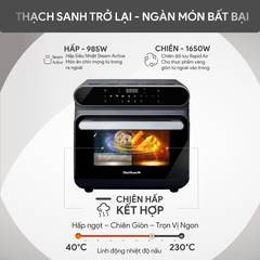 Nồi chiên không dầu hơi nước Bluetones AFB5895 - 24L