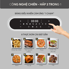 Nồi chiên không dầu hơi nước Bluetones AFB5895 - 24L