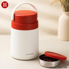 LHC8043RED Hộp giữ nhiệt đựng thức ăn Lock&Lock Handle Food Jar 1L