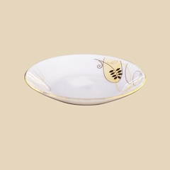 Đĩa sâu Opal Hoa lan 25cm - 318LAN