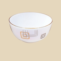 Bát cơm đáy to Opal Kẻ vuông 11cm - 765AS