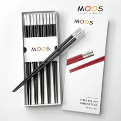 Set 10 đôi đũa chuôi bạc Moos by Fine From Germany 2026