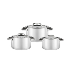 Bộ nồi 5 đáy inox 304 Elmich Berlin EL 3980 (16,18,22 cm)