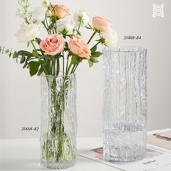 Lọ hoa thân cây trụ trắng bé PVN2369