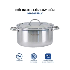 Nồi inox Korea King KP24S5PLY 24cm