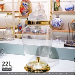 Bình rượu có van mã 4 22L