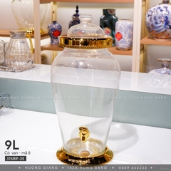 Bình rượu HQ có van mã 8 9L