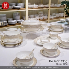 Bộ đồ ăn Sứ Xương 48 món 48761