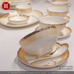 Bộ đồ ăn sứ xương 48 món 485901