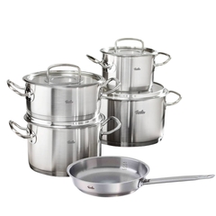 Bộ nồi chảo 4 cái Fissler Origial Pro set nắp kính