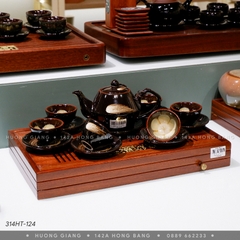 Bộ ấm chén đĩa bay xước