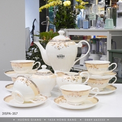 Bộ tách trà Sứ Xương 15 món 200-1200ml 155901EL