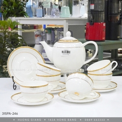 Bộ tách trà Sứ Xương 14 món 130-800ml 145405
