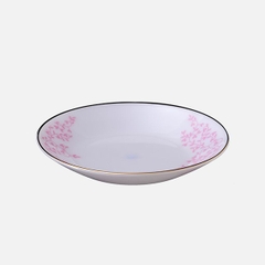 Đĩa sâu Opal Hoa dây hồng 25cm - 318PLS