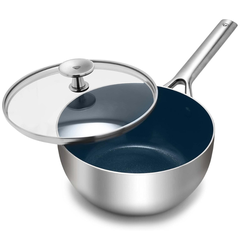 Quánh chống dính Blue Diamond 16cm nắp kính 4819-101