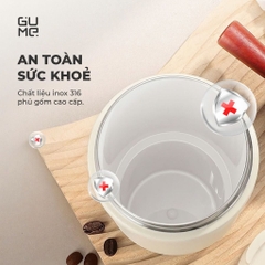 Bình giữ nhiệt inox 316 phủ gốm Gume 735ml