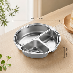Khay hấp 3ngăn inox