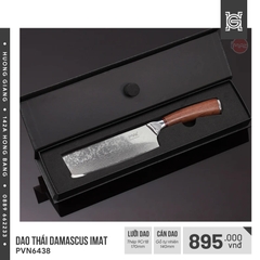 Dao thái Damascus cán bằng gỗ