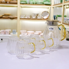 Bộ cốc bình sọc kim cương