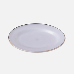 Đĩa oval Opal Trắng 34cm - 970PO