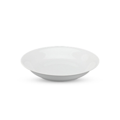 Đĩa sâu lòng Daisy trắng 18cm