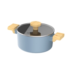Nồi chống dính vân gỗ Elmich EL5206MTG