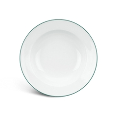 Đĩa súp Jasmine - chỉ xanh lá 23cm