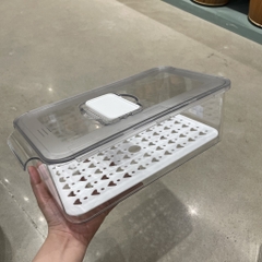 Hộp đựng thực phẩm tủ lạnh có thoát nước 24,8