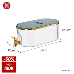 Bình đựng nước cò vòi nắp xanh 17*32*12.5