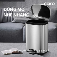 Thùng rác đạp chân inox CCKO CK9938