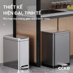 Thùng rác đạp chân inox CCKO 12L CK8860