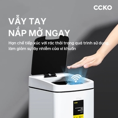 Thùng rác cảm ứng CCKO 9L CK9915