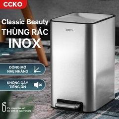 Thùng rác đạp chân inox CCKO 12L CK9944