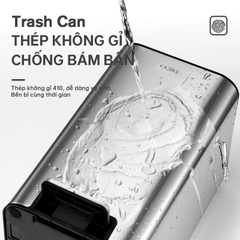 Thùng rác đạp chân inox CCKO 12L CK9944