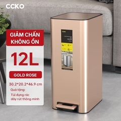 Thùng rác đạp chân inox CCKO 12L CK9944