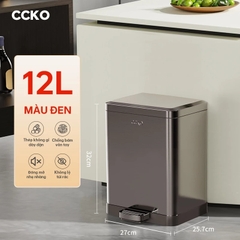 Thùng rác đạp chân inox CCKO 12L CK8860