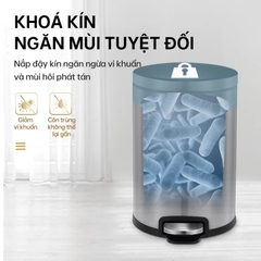 Thùng rác đạp chân inox CCKO CK9937