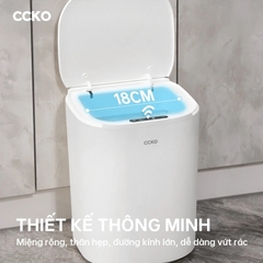 Thùng rác cảm ứng CCKO 14L CK9927