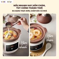 Nồi nấu chậm tử sa 3L Bear ESP-305LP