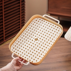 Khay cốc 2 lớp 25*39cm