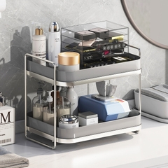Giá úp cốc kim loại khay xám 3144