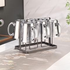 Bộ cốc bình thuỷ tinh kèm khay GNS-B0146