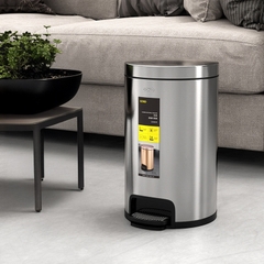 Thùng rác đạp chân inox CCKO 12L CK9936