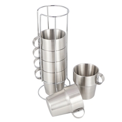 Bộ cốc hình nón+giá treo 6226B