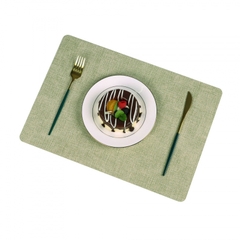 Tấm lót bàn ăn 30x45cm bằng da 2 mặt